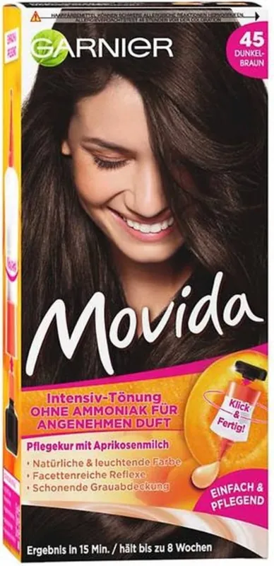 Movida Intensiv-T\\u00f6nung ohne Ammoniak Nr. 45 Dunkelbraun Preisreduziert