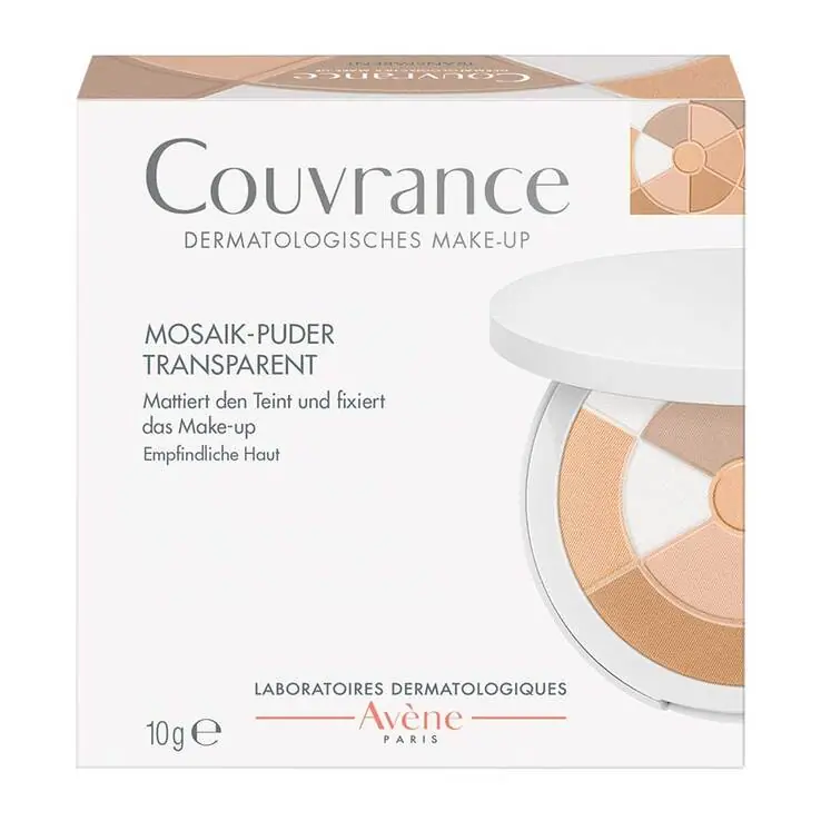Gratis Versand Avene Couvrance Mosaik-Puder transparent mit Schwämmchen, 10 g