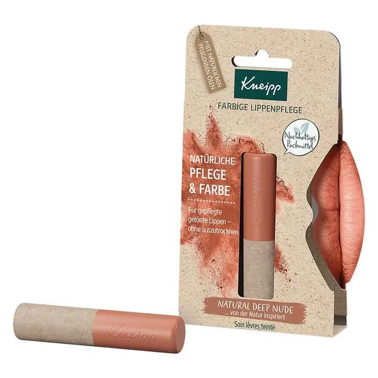 Großhandel Kneipp farbige Lippenpflege natural deep nude, 3.5 g
