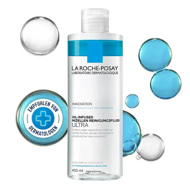 La Roche-Posay Oil Infused Mizellen Reinigungsfluid, 400 ml Knallerangebot