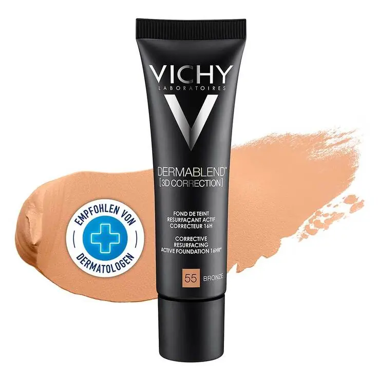 Vichy Dermablend 3D Correction Make-Up 55 Bronze, 30 ml Im Trend