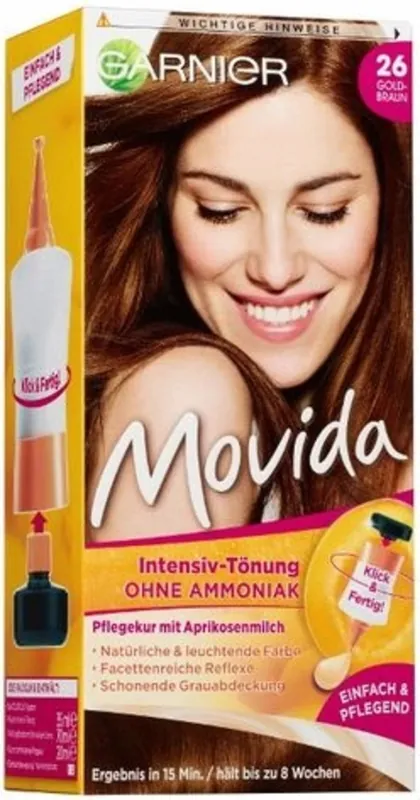 Movida Intensiv-T\\u00f6nung ohne Ammoniak Nr. 26 Goldbraun Expressversand