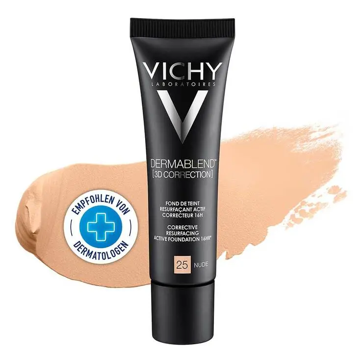 Echt Vichy Dermablend 3D Correction Make-Up 25 Nude, 30 ml