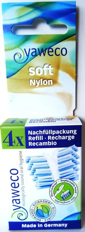 yaweco Nachfüllpackung 4 Ersatzköpfe soft für Wechselkopfzahnbürste 6 x 1St Sale