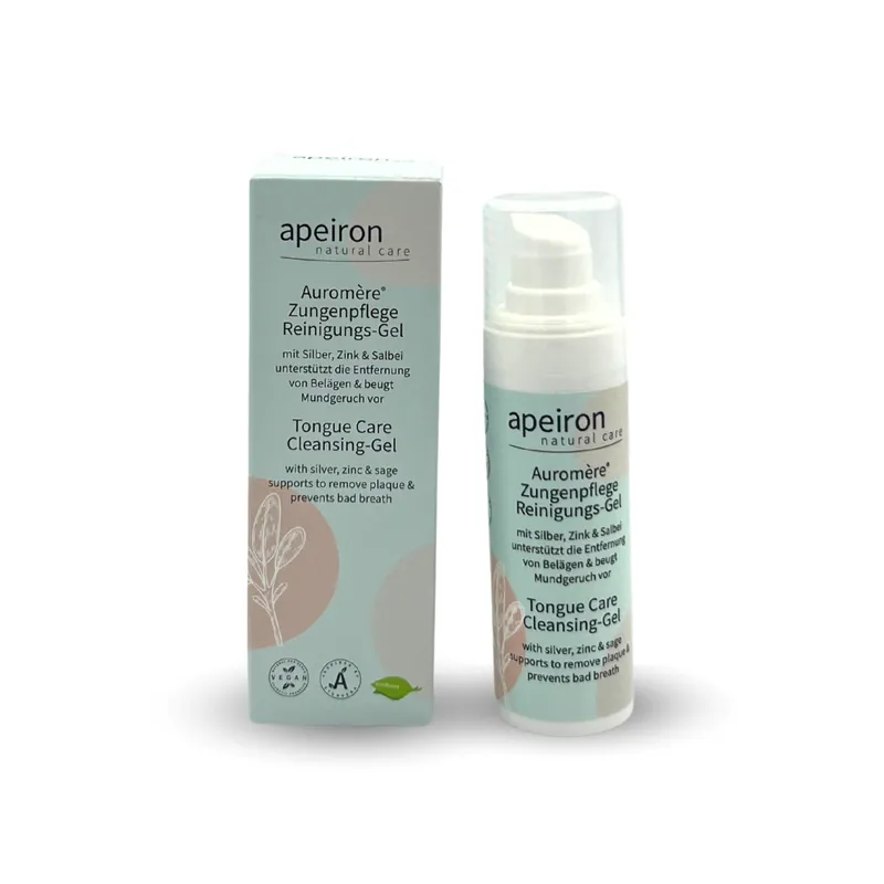 Handgefertigt AUROMÈRE System Mundhygiene Auromère Zungenpflege Reinigungs – Gel 30ml