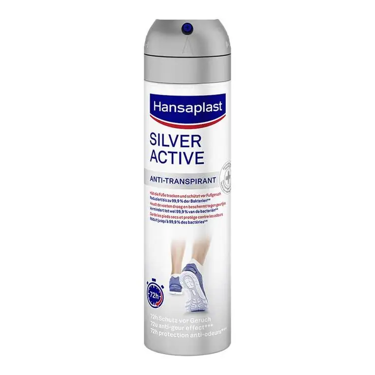 Hansaplast Silver Active Fuß Spray, 150 ml Neu