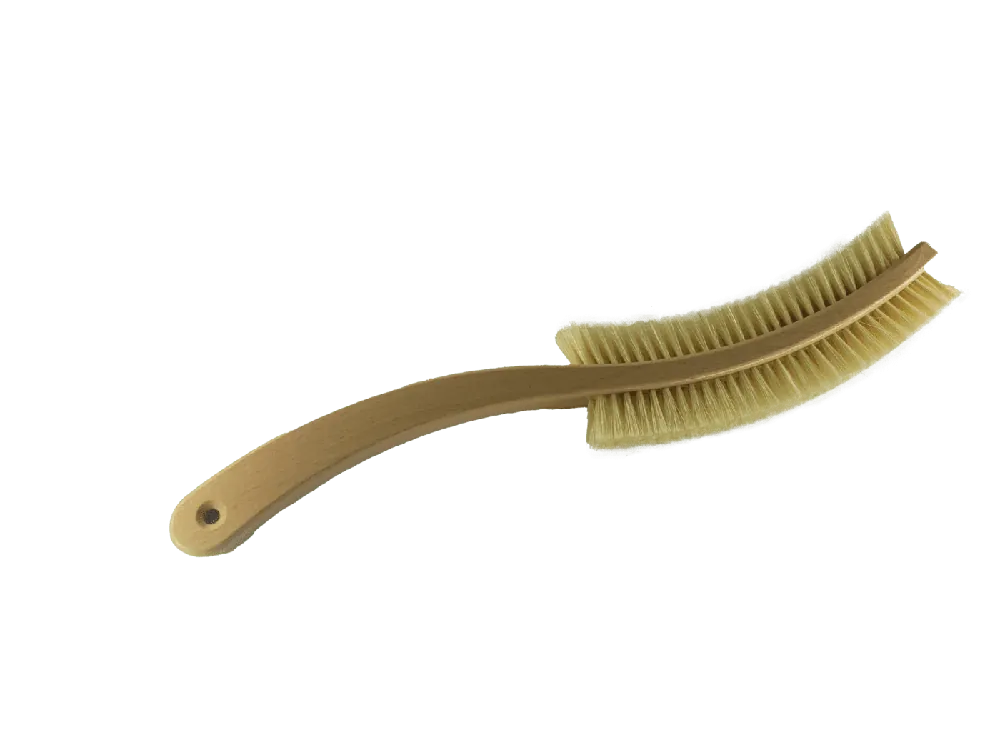 Trockenmassagebürste Allo, Buche, Naturborste Kostenfreie Lieferung