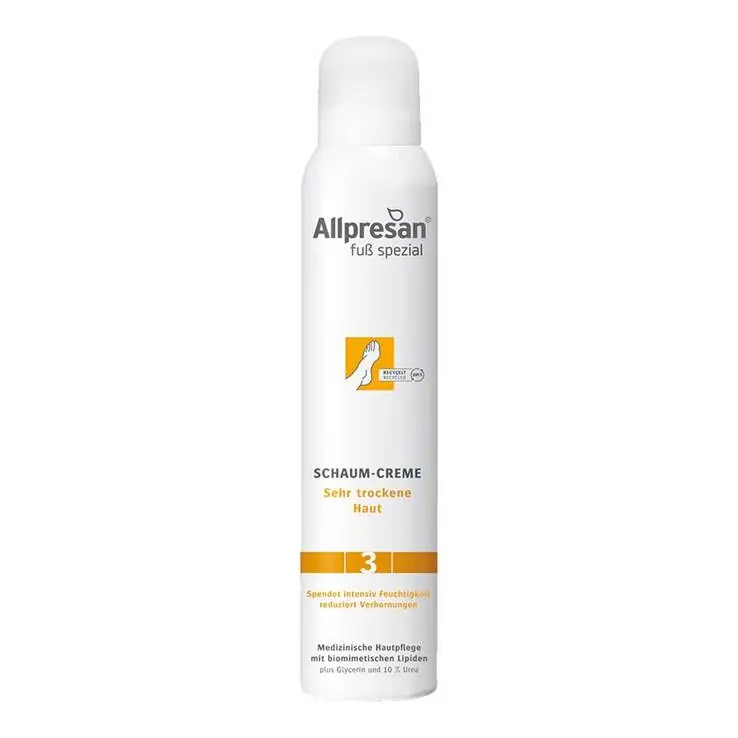 Top-Angebot Allpresan Fuß spezial Original Schaum-Creme sehr trockene Haut Nr.3, 200 ml