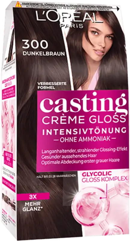 Expressversand Casting Cr\\u00e8me Gloss Intensivt\\u00f6nung 300 Dunkelbraun