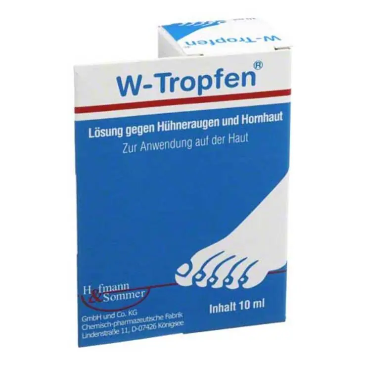 W-Tropfen Lösung gegen Hühneraugen + Hornhaut, 10 ml Im Trend