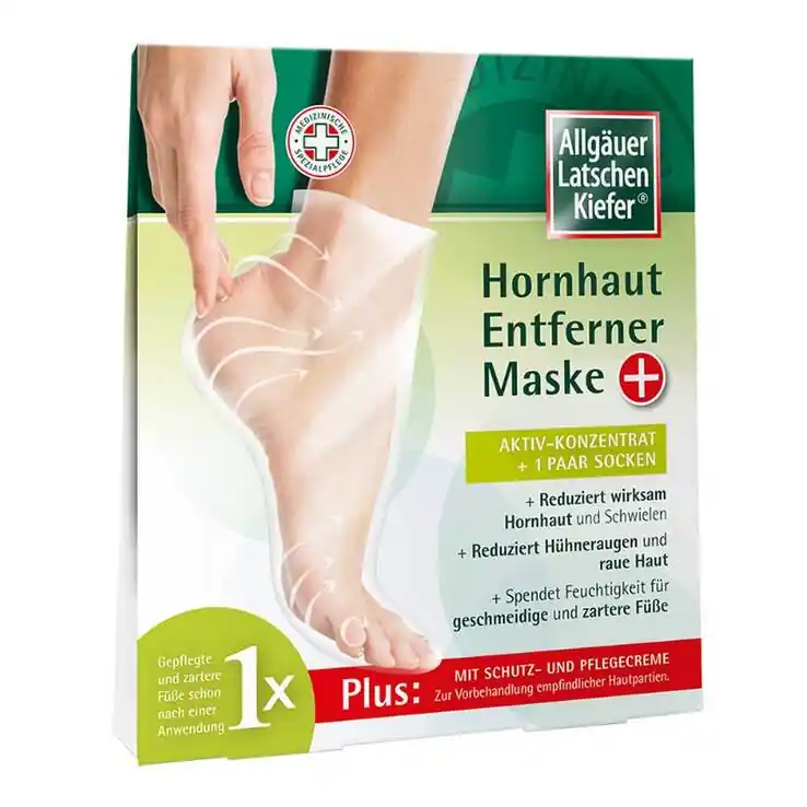Allgäuer Latschenkiefer Hornhaut Entferner Maske plus, 1 P Kostenfreie Lieferung