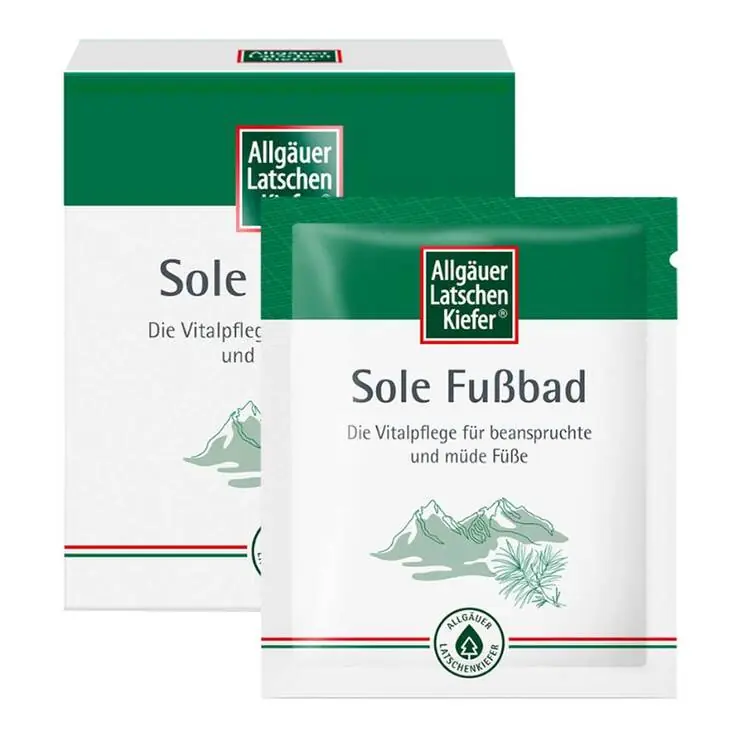 Günstig Allgäuer Latschenkiefer Sole Fußbad, 10X10 g