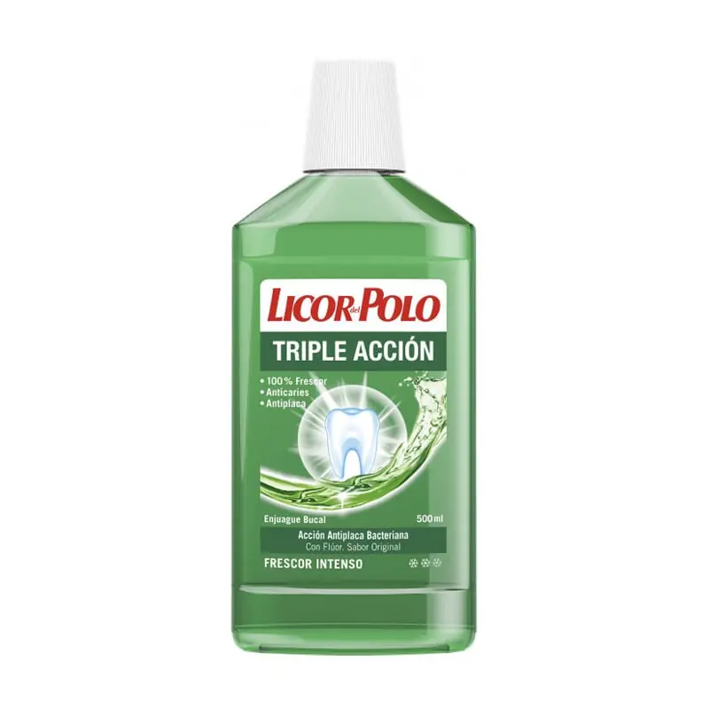 Mundspülung Triple Action Intensive Frische 500 ml Neue Kollektion