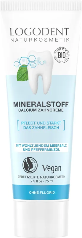 Logona MINERALSTOFF Calcium Zahncreme 6 x 75ml Mega-Angebot