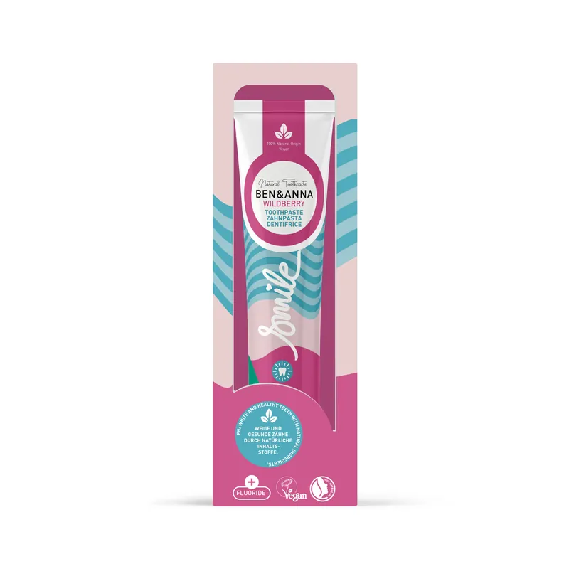 Schnäppchen Ben&Anna Natural Care Ben und Anna Alutube Toothpaste „Wild Berry“ 75ml