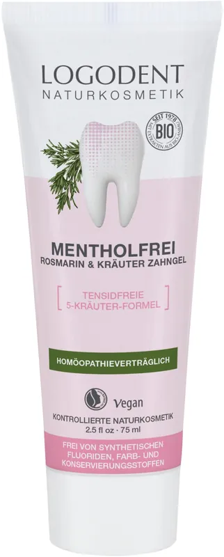 Logona MENTHOLFREI Rosmarin Zahngel 6 x 75ml Neuheit