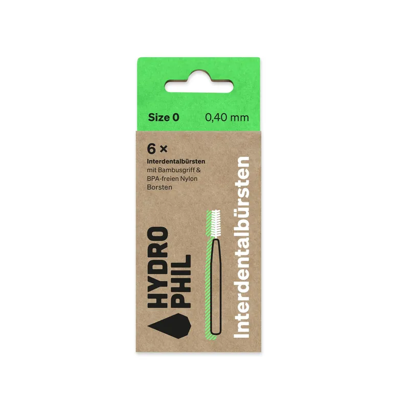 HYDROPHIL Interdental-Bürste 0,40mm 10 x 1 Stück Begrenztes Angebot