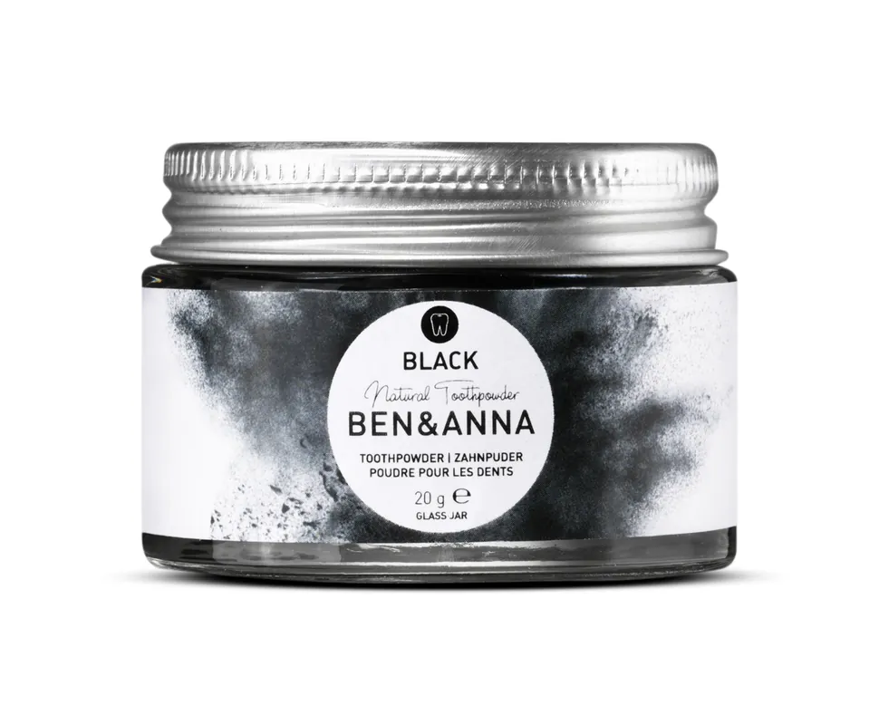 Preisreduziert Ben&Anna Natural Care Natural Toothpowder Black im Glastiegel 15g