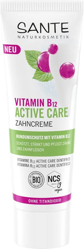 Nur Für Kurze Zeit Sante Vitamin B12 Active Care Zahncreme 6 x 75ml