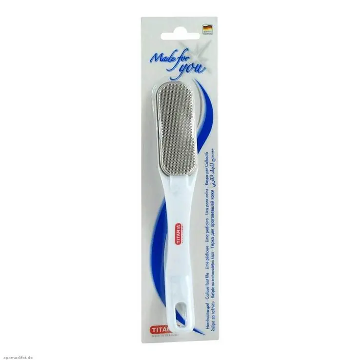 Top-Angebot Hornhautraspel Edelstahl ergonomisch Titania, 1 St