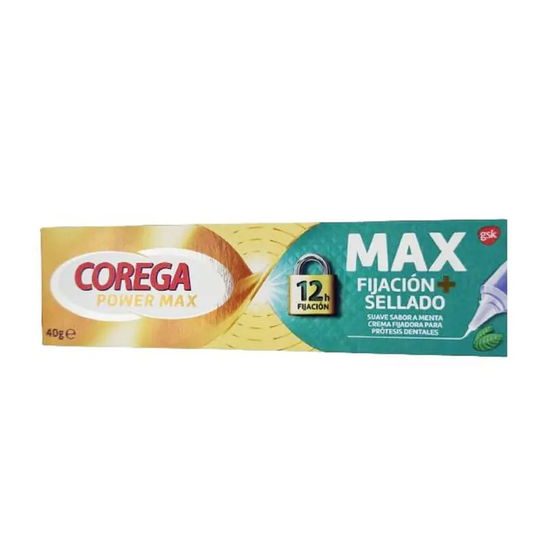 Corega Power Max Fixieren + Versiegeln Pfefferminz-Geschmack 40g Top-Preis