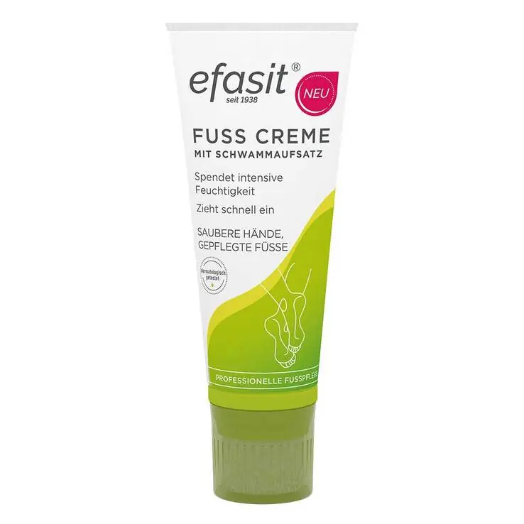 Efasit Fuß Creme mit Schwammaufsatz, 75 ml Schnäppchen