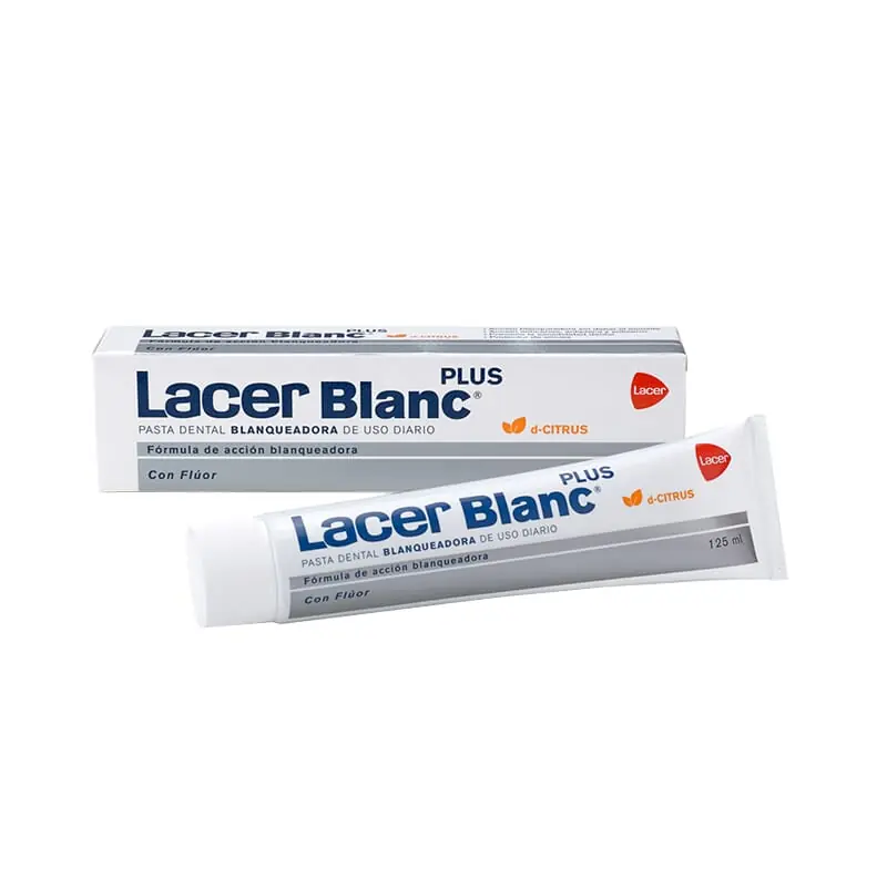 Lacer Blanc Plus Whitening Zahncreme Citrus 125 ml Garantierte Lieferung