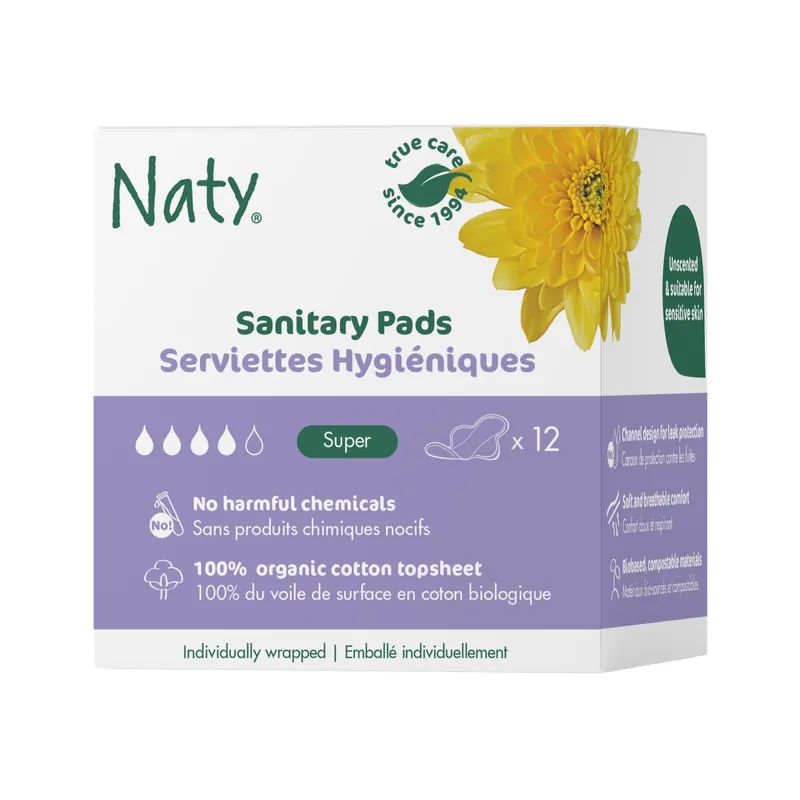 Naty Damenbinden Super 18 x 12 Stück Billig