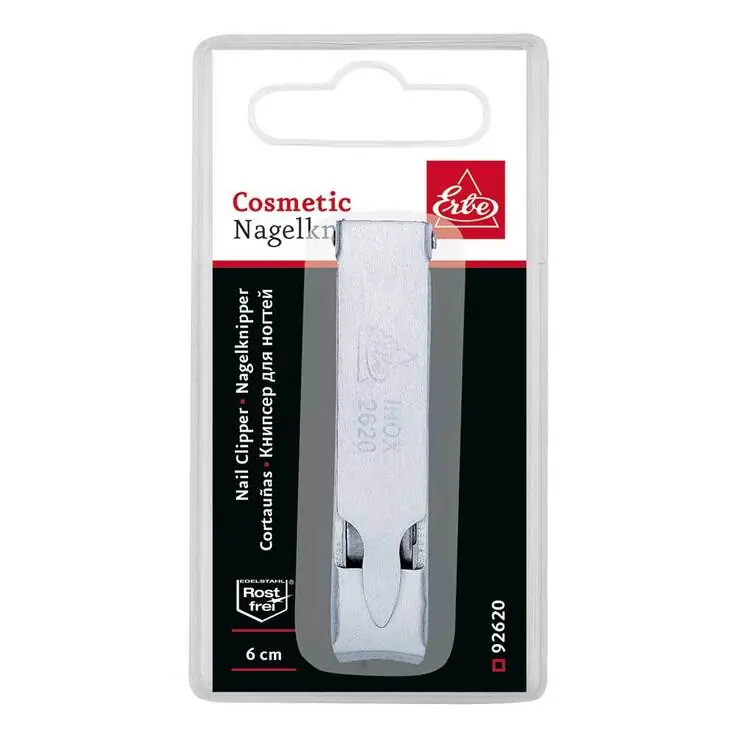 Erbe Nagelknipser 6,5 cm rostfrei mattiert, 1 St Knallerangebot