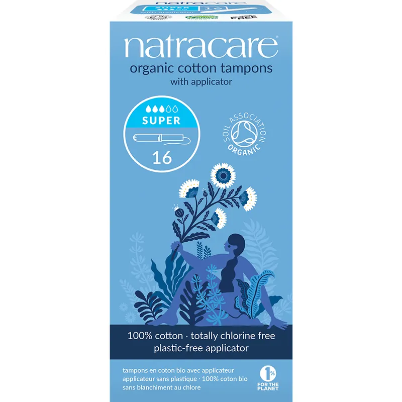 Ab Werk Natracare Tampons mit Applikator Super 16 Stück
