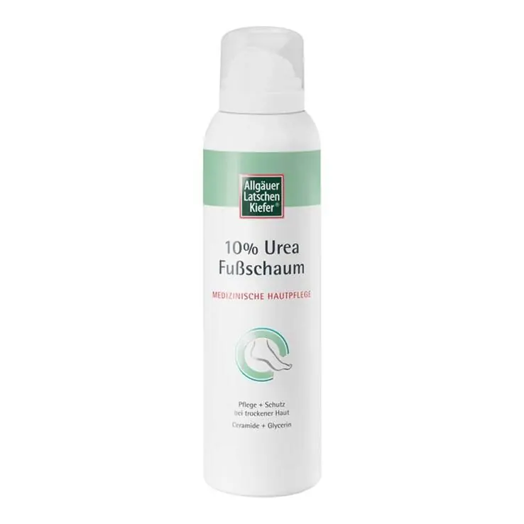 Kostenloser Rückversand Allgäuer Latschenkiefer 10% Urea Fußschaum, 150 ml