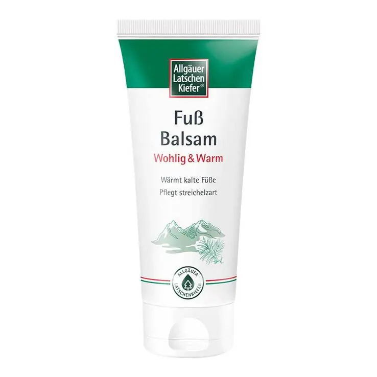 Allgäuer Latschenkiefer Fuß Balsam wohlig & warm, 100 ml Schneller Versand