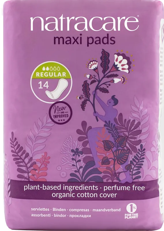 Bestseller Natracare Binde Maxi Regular 14 Stück