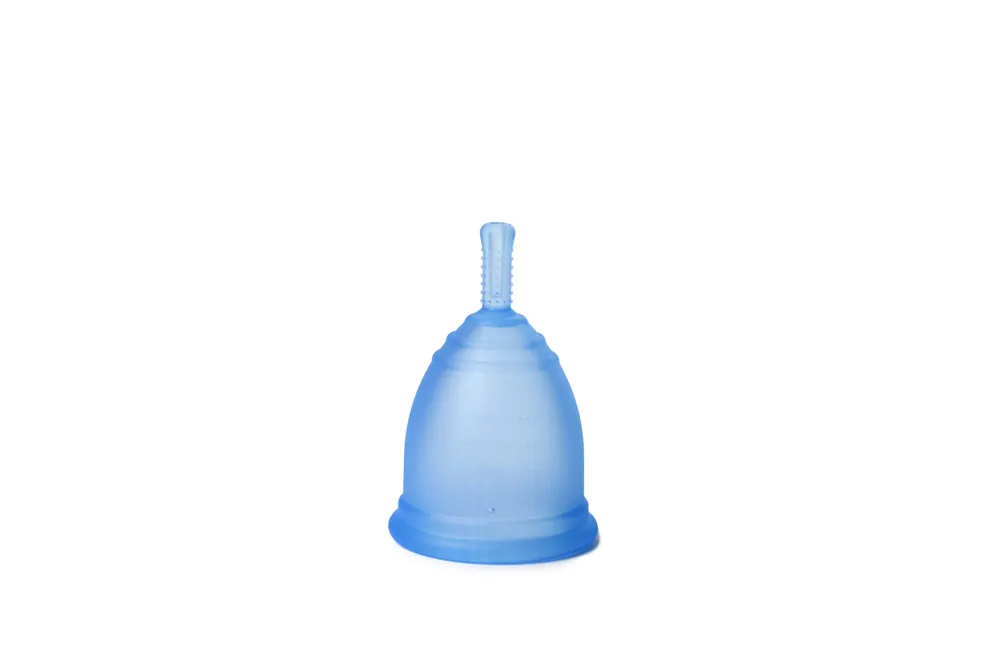 Exklusiv Ruby Cup Mittel Blau 24ml für mittlere bis starke Blutungen 1 Stück
