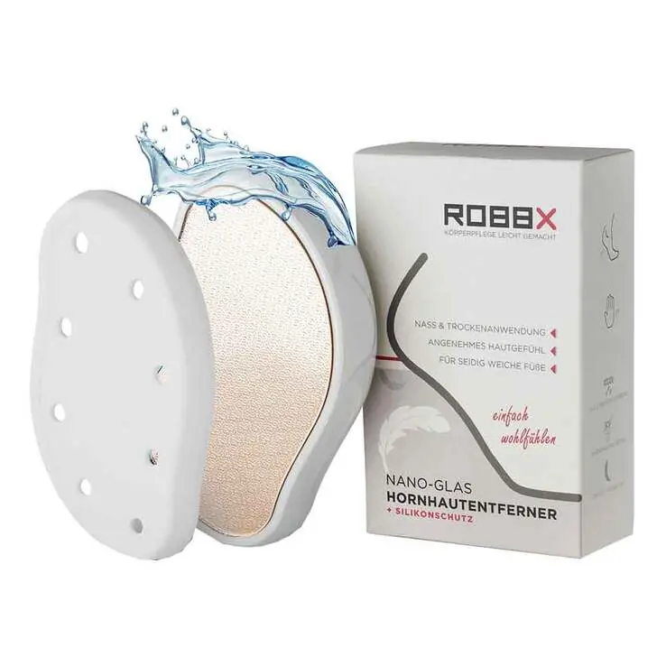 Robbx Nano-Glas Hornhautentferner weiß, 1 St Top-Qualität
