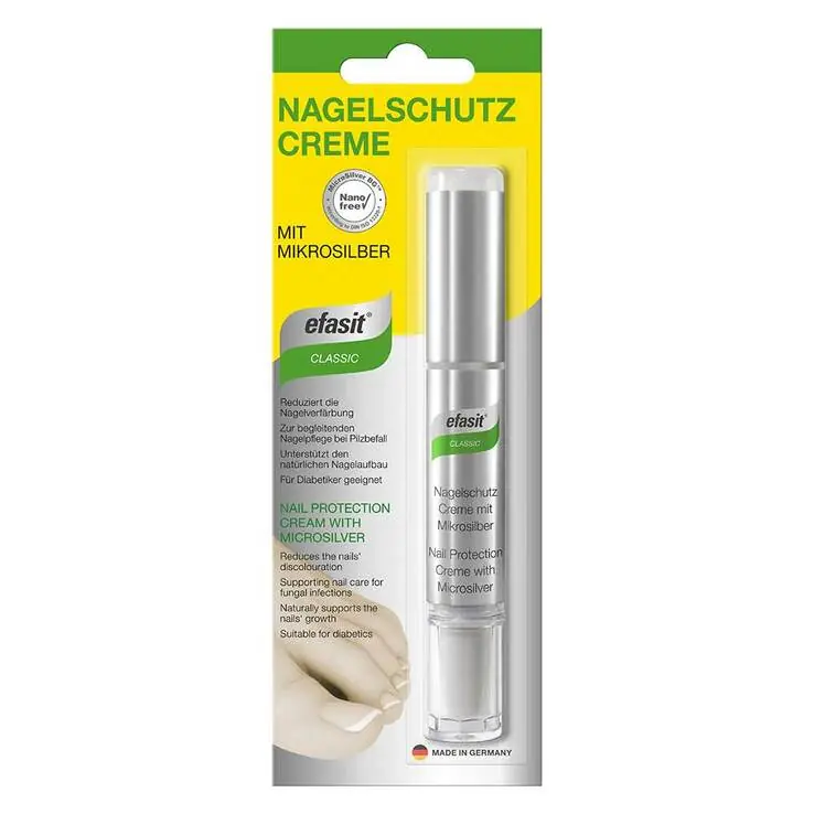 Efasit Classic Nagelschutz Creme mit Mikrosilber, 4 ml Zertifiziert