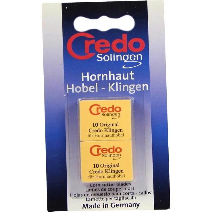 Credo Klingen Original für Hornhauthobel, 2X10 St Original