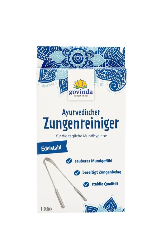 Govinda Ayurvedischer Zungenreiniger Edelstahl 6 x 1 Stück Knallerangebot