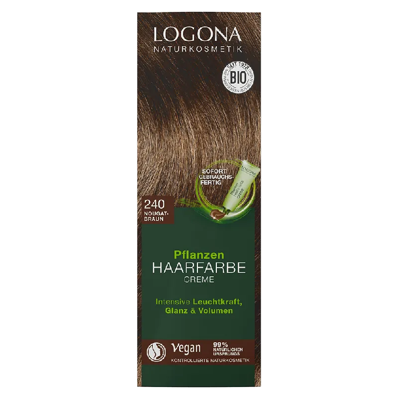 Pflanzenhaarfarbe Creme 240 Nougatbraun Sale