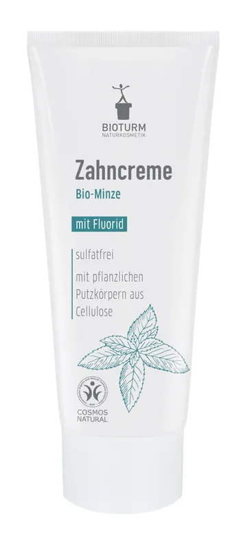 BIOTURM Zahncreme Bio-Minze mit Fluorid 6 x 75ml Super-Preis