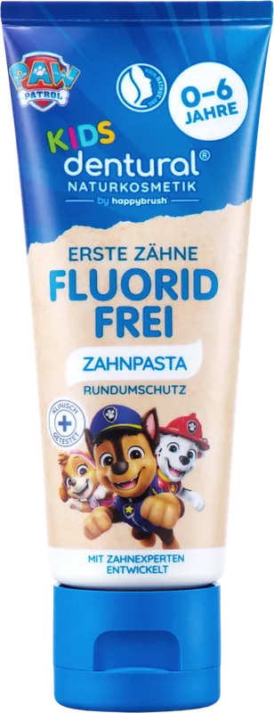 Premium dentural\\u00ae KIDS Erste Z\\u00e4hne Fluoridfrei Zahnpasta