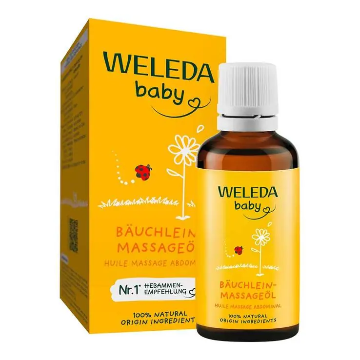 Neu Im Sortiment Weleda Baby Bäuchlein-Massageöl, 50 ml