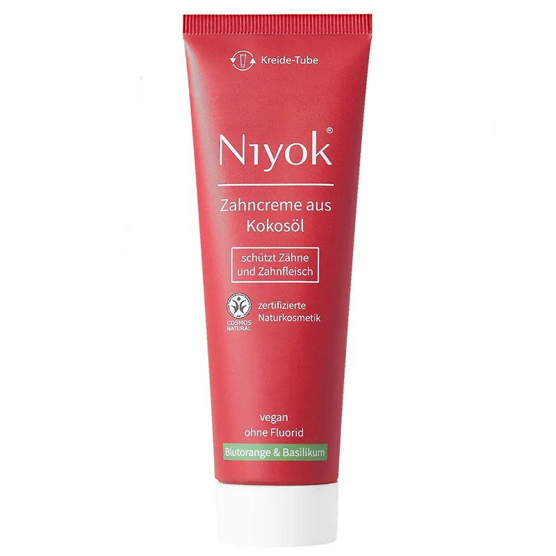 Preis Gesenkt Niyok – Zahncreme aus Bio-Kokosöl: Blutorange & Basilikum 10 x 75ml