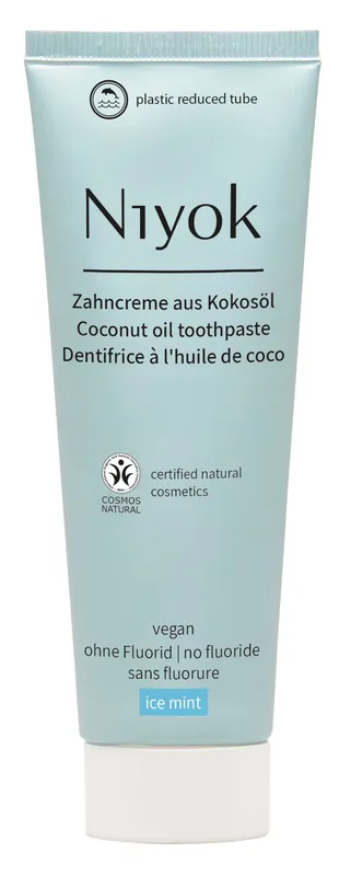 Niyok – Zahncreme aus Bio-Kokosöl: Eisminze 10 x 75ml Günstig
