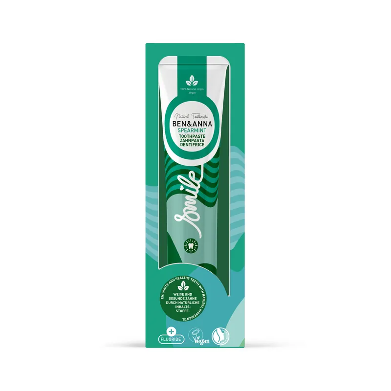 Ben&Anna Natural Care BEN&ANNA Alutube Toothpaste Spearmint 8 x 75ml Hochwertig