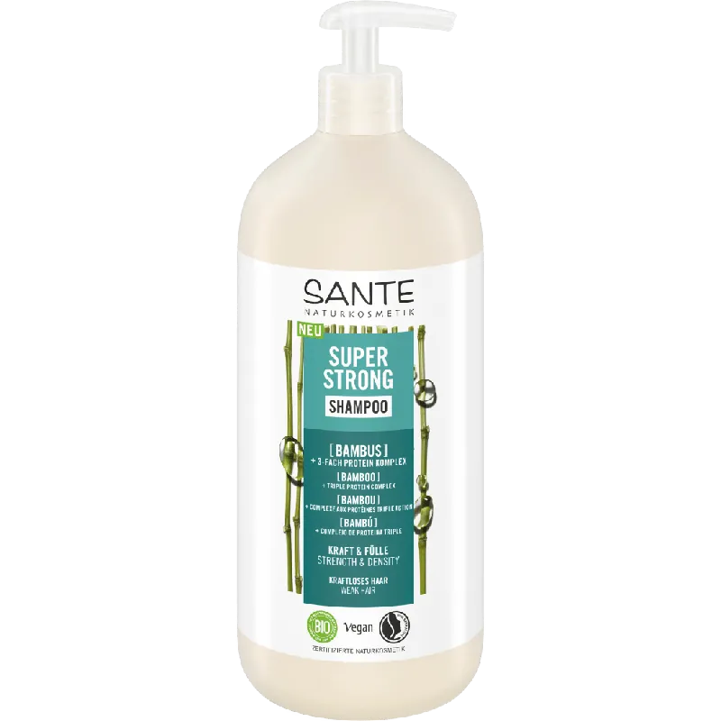 Kostenfreie Lieferung SUPER STRONG Shampoo Bambus + 3-Fach Protein Komplex
