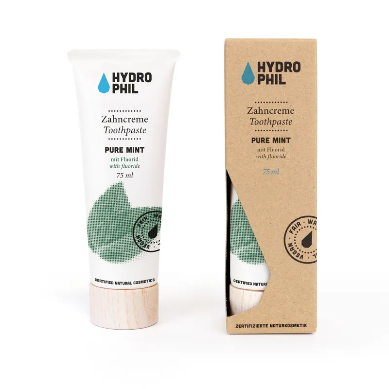 HYDROPHIL Zahncreme Pure Mint 1 Stück Geld-Zurück-Garantie