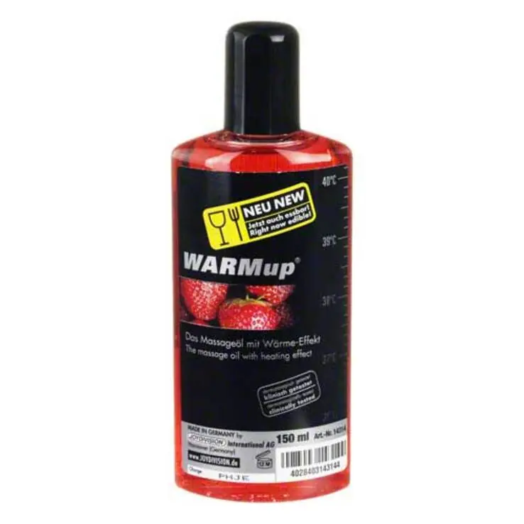 Warmup Erdbeer Massageöl, 150 ml Großhandel