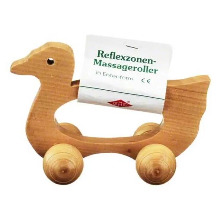 Massageroller Holz 4 Rollen, 1 St Neuheit