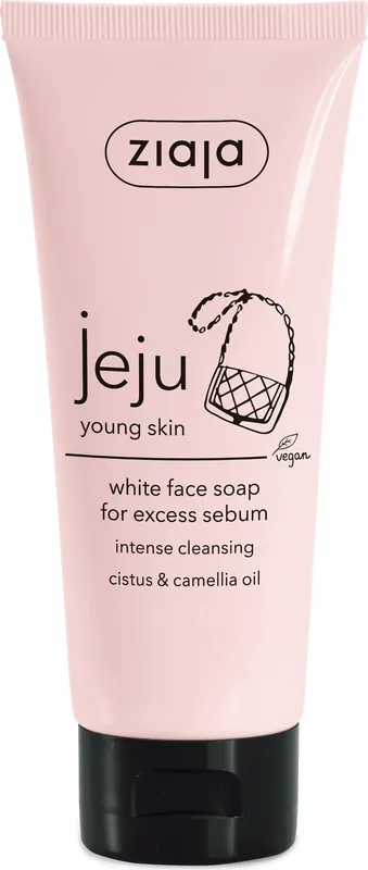 Jeju Young Skin Pink Wei\\u00dfe Gesichtsseife Online Kaufen